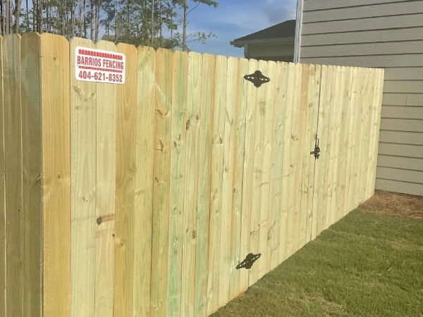 Wood Fence Installation